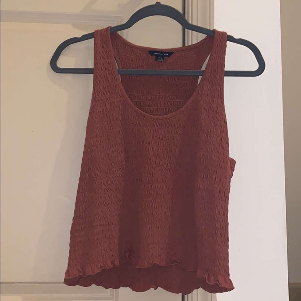 American Eagle Smocked Tank Top size L